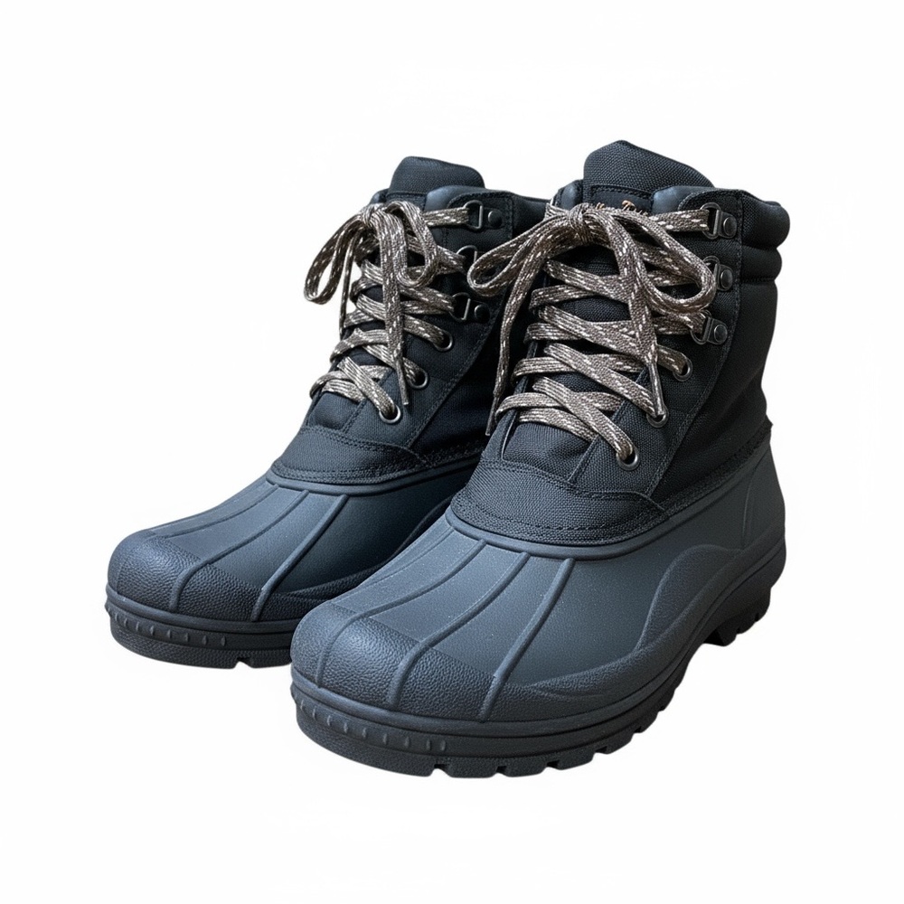 Weatherproof Men's Gray Lace-Up Boots